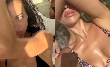 Irina Shayk ndan disa fotografi provokative, teksa tregon figurën e saj perfekte në bikini