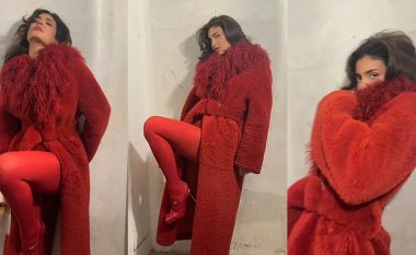 Kylie Jenner mahnit e tëra në të kuqe, teksa mbyll Javën e Modës në Paris
