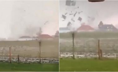 Një tornado përfshiu të mërkurën pjesë të Belgjikës – forca e saj duket qartë në disa pamje të publikuara në rrjetet sociale