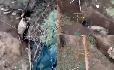 Pamje që i keni parë vetëm në filma: Momenti kur ushtari ukrainas i zënë rob nga rusët shpëtohet nga droni