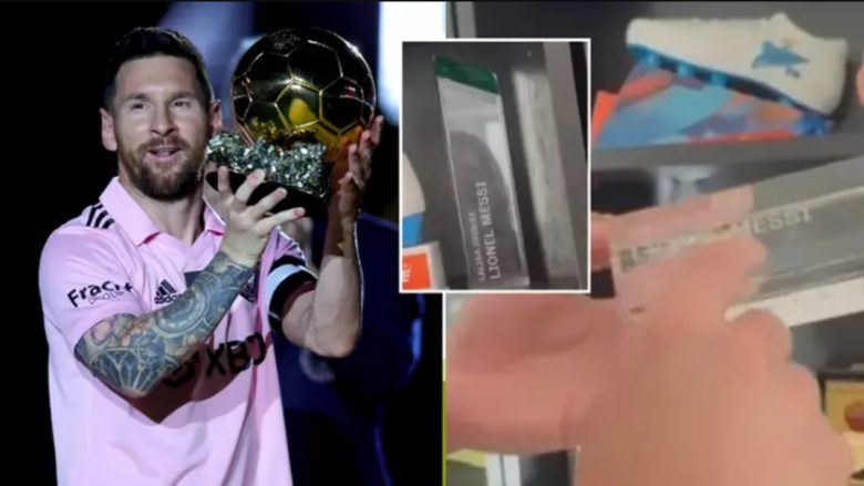 Messi i dhuroi shokut të skuadrës një nga çmimet e tij më të mëdha, ai është në shtëpinë e tij
