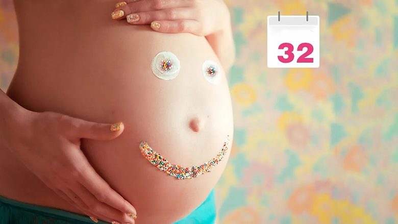 Java e 32-të e shtatzënisë: Keni hyrë në muajin e tetë, mushkëritë e bebes janë të pjekura, por kujdes nëse ju shfaqen ënjtjet