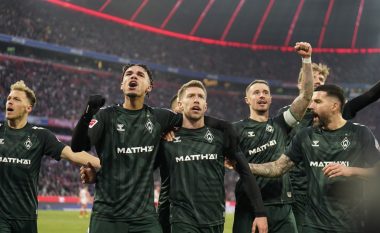 Bayern Munich bie në shtëpi dhe mbetet pas për titull, mposhtet nga Werder Bremen