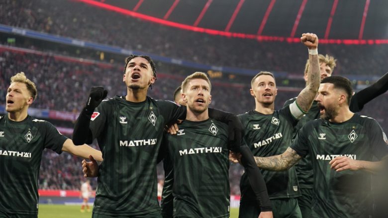 Bayern Munich bie në shtëpi dhe mbetet pas për titull, mposhtet nga Werder Bremen