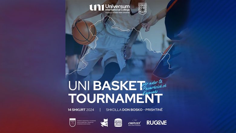 UNI – Universum International College në bashkëpunim me Komunën e Prishtinës organizon Turneun e Basketbollit për 16-vjetorin e Pavarësisë së Kosovës
