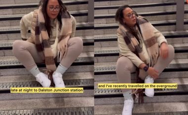 Për shkak të prishjes së ashensorit, 29-vjeçarja me nevoja të veçanta u detyrua të ngjitet zvarrë shkallëve të metrosë në Londër