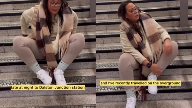 Për shkak të prishjes së ashensorit, 29-vjeçarja me nevoja të veçanta u detyrua të ngjitet zvarrë shkallëve të metrosë në Londër