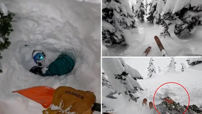 Kishin dalë për skijim, bora “i varrosi për së gjalli” – pamje nga shpëtimi i skiatorëve në Nevada dhe Kaliforni