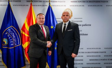 Tasevski në takim me Hoxhën: Policia e Kosovës dhe e Maqedonisë së Veriut bashkë në luftën kundër krimit ndërkufitar
