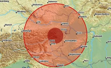 Austria goditet nga një tërmet me fuqi prej 4.5 magnitudë