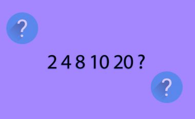 A mund ta zgjidhni këtë enigmë: Cili është numri i fundit në një seri numrash?