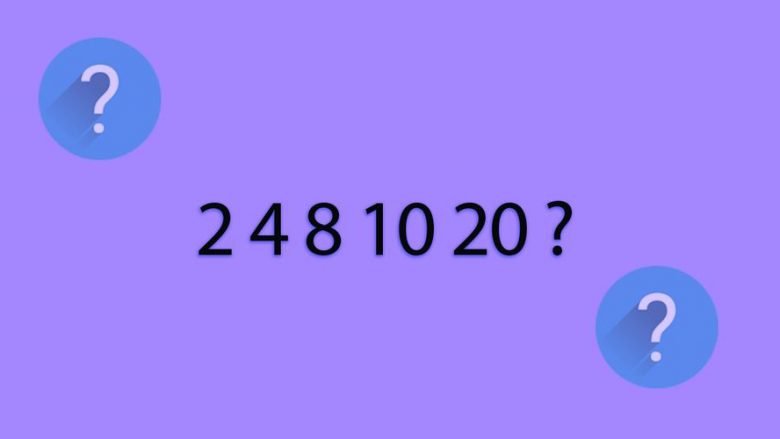 A mund ta zgjidhni këtë enigmë: Cili është numri i fundit në një seri numrash?