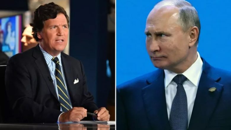 Newsweek: BE mund të vendosë sanksione ndaj gazetarit amerikan Tucker Carlson për intervistën e tij me Putinin