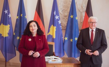 Osmani pranon telegram urimi nga homologu Steinmeier: Gjermania do të mbetet partner i besueshëm për Kosovën