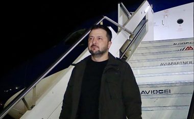 Volodymyr Zelenksy në Tiranë, fotografi nga pritja e tij në Aeroportin e Rinasit