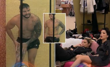 Fationi provokon vajzat e shtëpisë, për pak zbulon pjesën intime gjatë bërjes së dushit në Big Brother VIP Albania