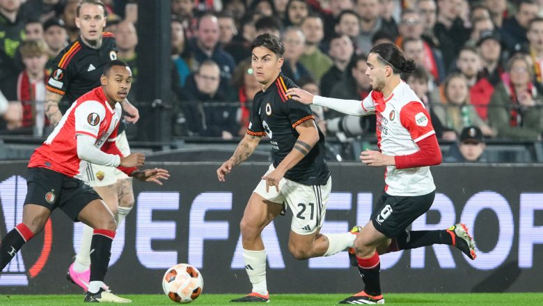 Feyenoord dhe Roma ndahen në barazim në një ndeshje të fortë