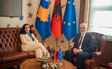 Osmani takohet me Ramën: Koordinim në të mirë të Kosovës e Shqipërisë