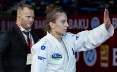 Nora Gjakova merr medaljen e argjendtë në Grand Slamin e Bakut, nuk paraqitet në finale shkaku i lëndimit
