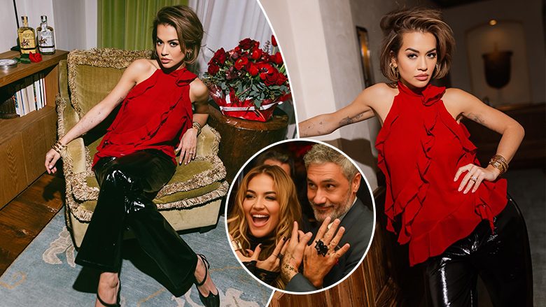 E veshur kuq e zi, Rita Ora uron në shqip Ditën e Pavarësisë: Gëzuar 17 shkurti