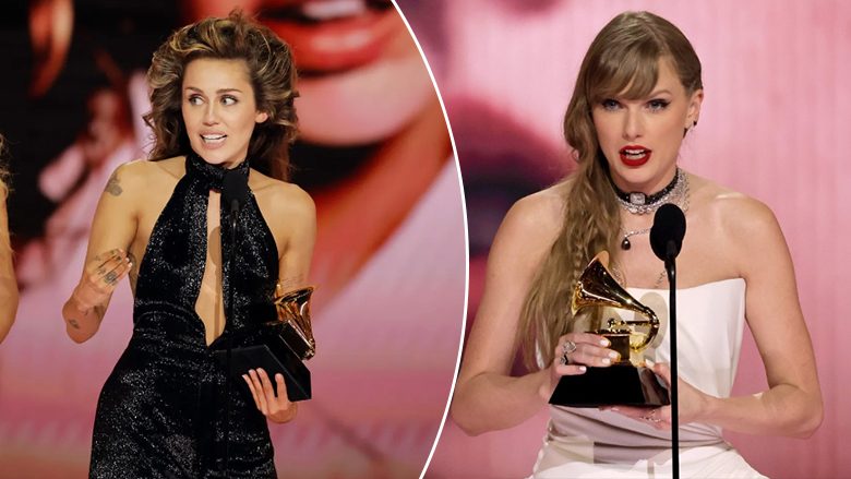 Taylor Swift dhe Miley Cyrus rrisin shikueshmërinë e “Grammy Awards” – shfaqja shënon rekordin më të madh të shikimeve që nga viti 2020
