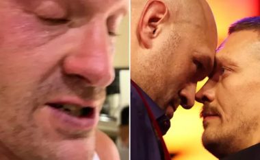Tyson Fury thyen heshtjen pas shtyrjes së meçit ndaj Usyk, tregon lëndimin në fytyrë
