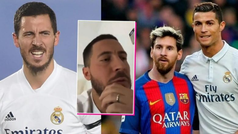 Messi apo Ronaldo? Hazard ‘injoron’ të dytë kur zgjedh më të mirin në histori