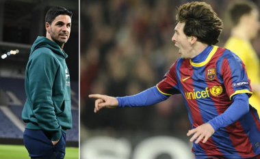 Arteta thotë se Leo Messi është arsyeja e problemeve të Arsenalit në Ligën e Kampionëve