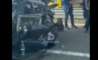 Aksident i rëndë në autostradën “Ibrahim Rugova”, lëndohen dy persona