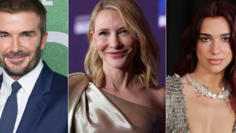 David Beckham, Cate Blanchett dhe Dua Lipa ndër prezantuesit e çmimeve BAFTA
