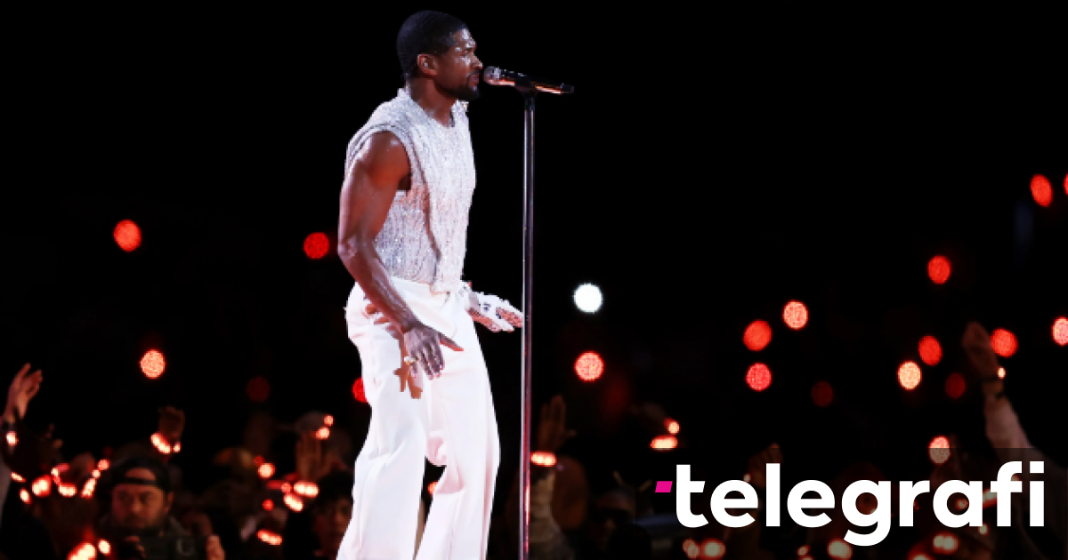 Why was Usher wearing gloves during his Super Bowl performance? Fans ...