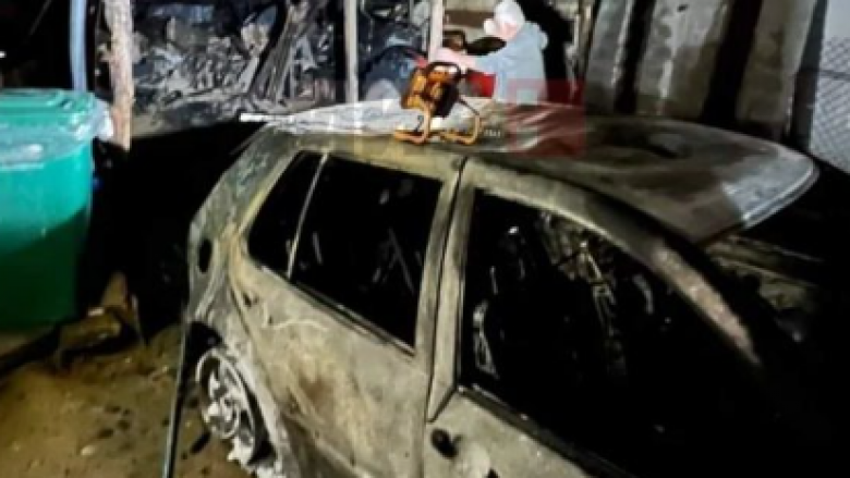 Një automjet dhe një garazh janë djegur në Kavadar