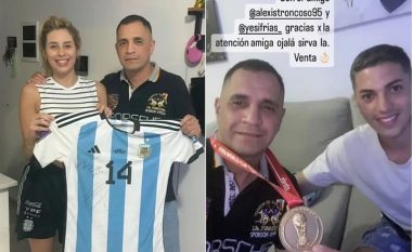 Mbetet pa para shkaku që është në proces të divorcit, ish partnerja e yllit argjentinas ia shet fanellën dhe medaljen e Kupës së Botës