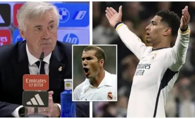 Carlo Ancelotti shpjegon dallimin mes Jude Bellingham dhe Zinedine Zidane