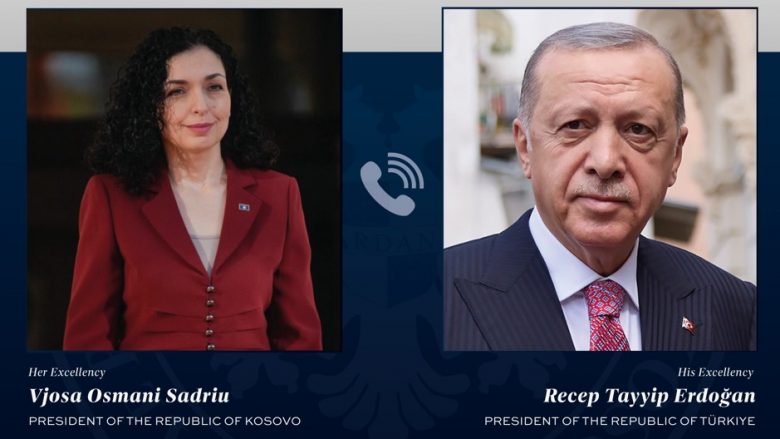 Osmani telefon Erdoganin për ditëlindje: Mirënjohës për mbështetjen nga Turqia