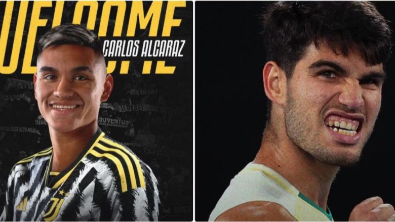Ylli i tenisit, Alcaraz reagon pasi Juventusi nënshkroi me emnakun e tij nga Southamptoni