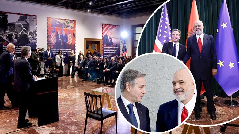 Vizita e sekretarit amerikan në Tiranë – çfarë mesazhi dha Blinken e Rama për Kosovën dhe dialogun me Serbinë?