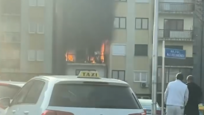 Përfshihet nga zjarri një banesë në Ferizaj – policia nis hetimet