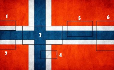 A e dini se brenda flamurit të Norvegjisë ‘fshihen’ edhe së paku gjashtë flamuj të vendeve të tjera?