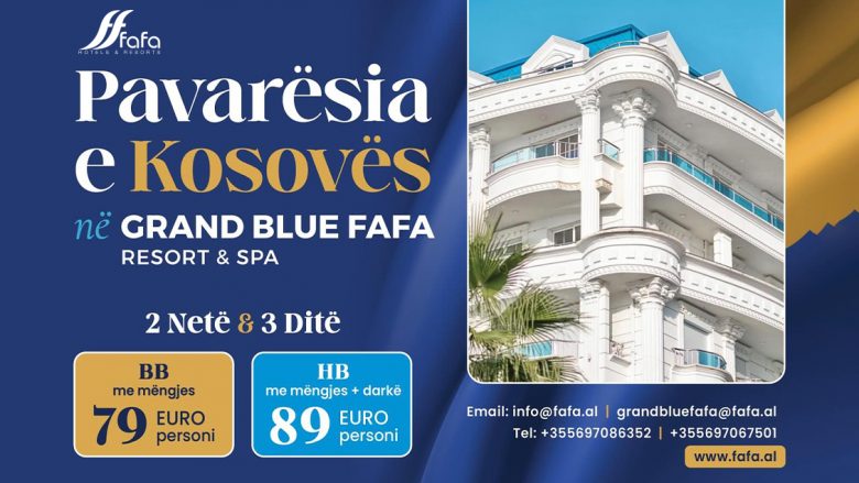 Festo pavarësinë e Kosovës në Grand Blue Fafa Resort