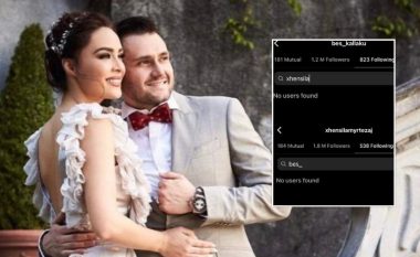 Nuk e ndjekin njëri-tjetrin në Instagram, fotografitë e dasmës “shpëtojnë” pa u fshirë nga Xhensila dhe Besi
