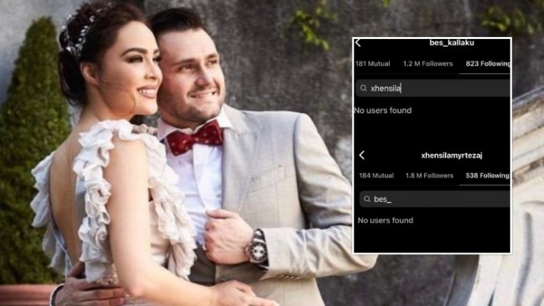 Nuk e ndjekin njëri-tjetrin në Instagram, fotografitë e dasmës “shpëtojnë” pa u fshirë nga Xhensila dhe Besi