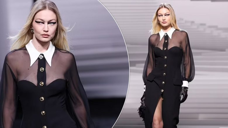 Dukja fantastike e Gigi Hadid në pasarelën e “Versace”, për Javën e Modës në Milano
