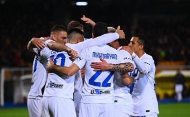 Interi pa gjysmë ekipi, por pa probleme ndaj Lecces – titulli ka filluar t’iu buzëqesh