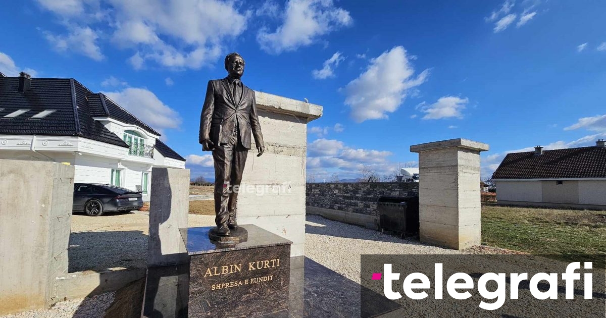 Albin Kurti's figure is melted into bronze, says the owner of the ...