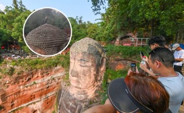 Një turist urinoi në statujën më të madhe të Budës: Videoja bëri xhiron e botës, njerëzit tronditen nga pamja ​