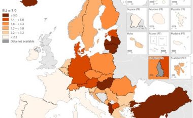 Martesat bien ndjeshëm në Evropë, ndërsa në Shqipëri janë ende ndër më të lartat