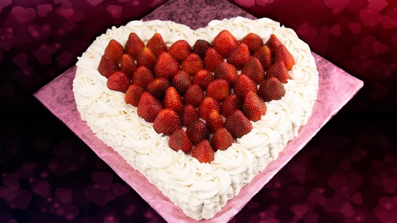 Si të gatuani një tortë në formë zemre për Ditën e të Dashuruarve