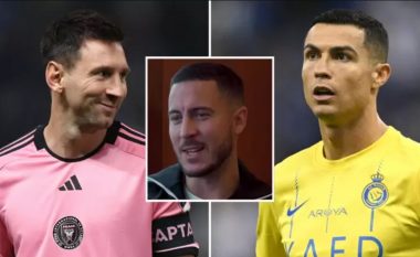 Hazard zgjidh debatin se cili është më i mirë mes Ronaldos dhe Messit