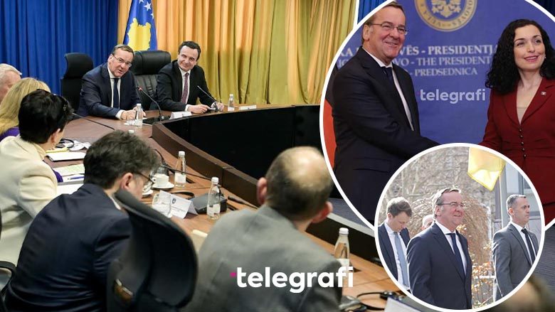 “Duam ta bëjmë të qartë se Kosova ka mbështetje ushtarake” – deklaratat e ministrit gjerman Pistorius dhe takimi me Osmanin e Kurtin